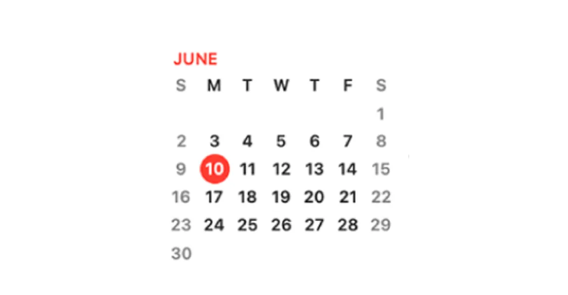 Finance Calendar