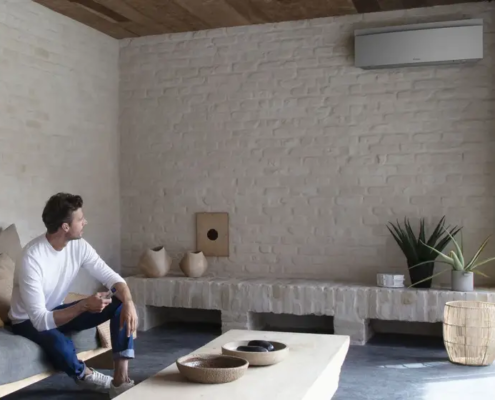 Heat pump for air-con